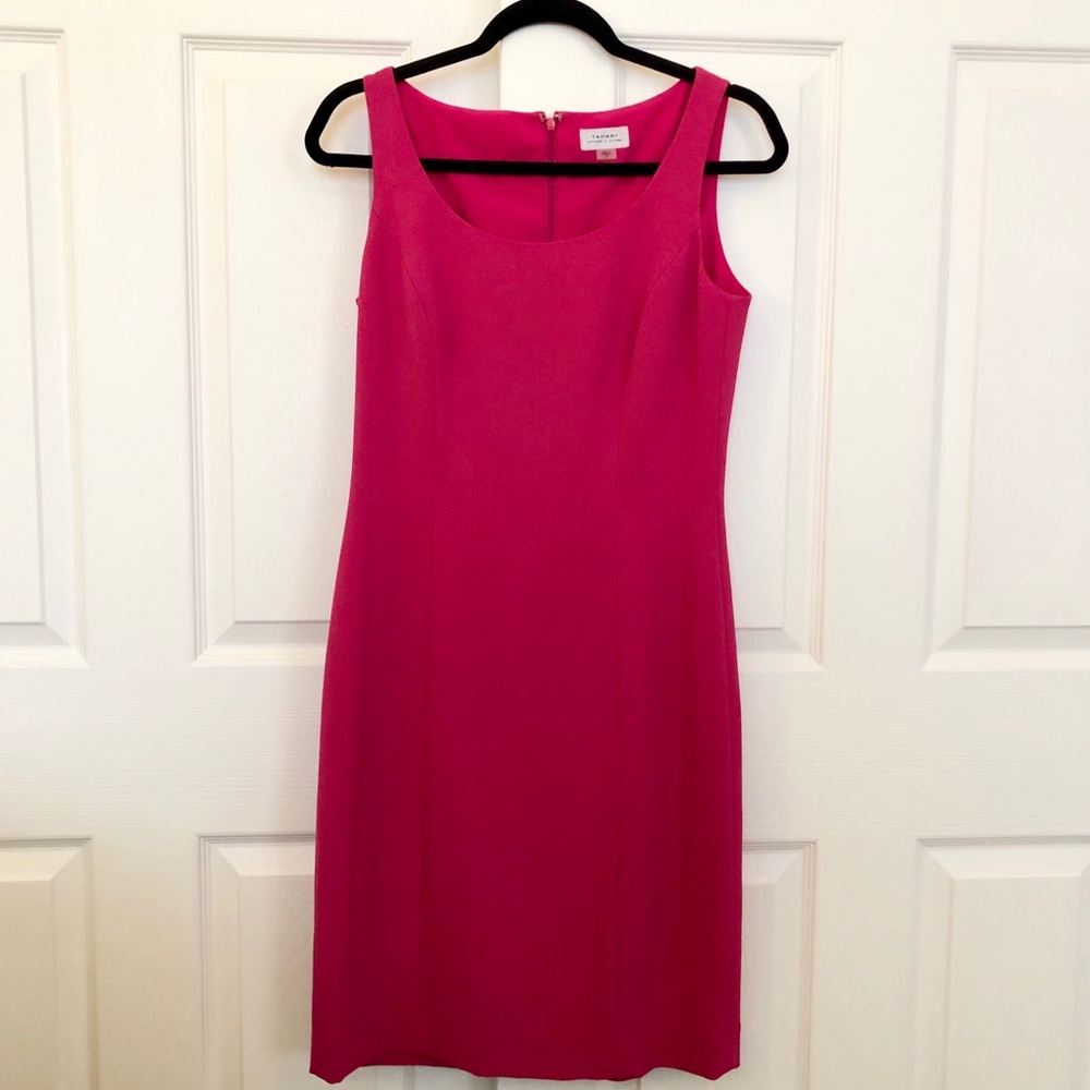 Tahari ASL Fuchsia Dress